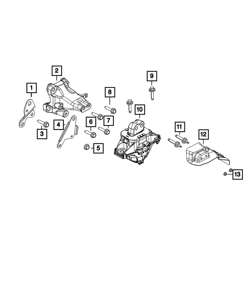 Genuine Mopar Hex Head Bolt 06513177AA