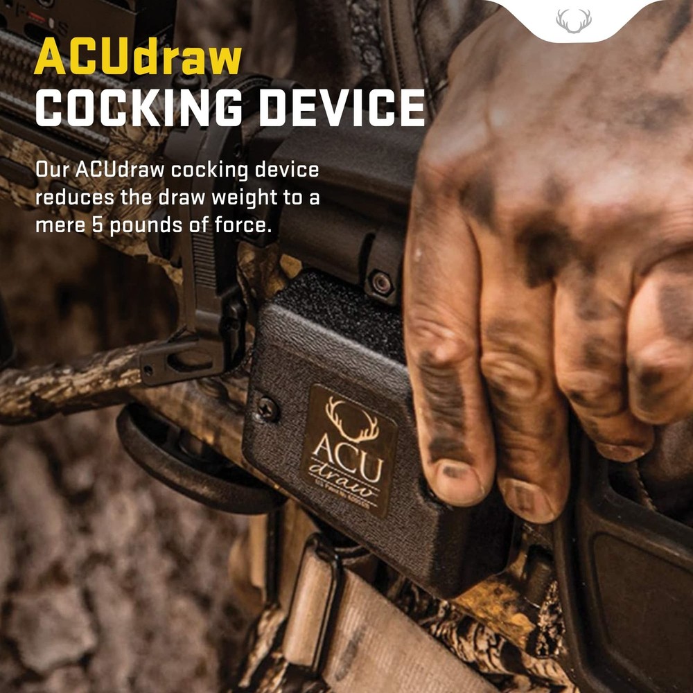 ACUdraw Claw with Self-Centering Draw Cord - For Consistent Cocking with Less