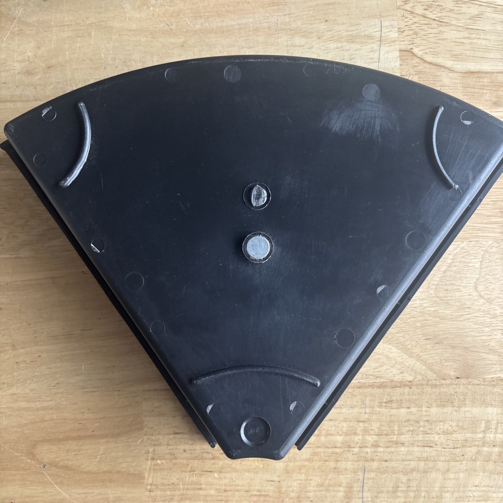 Craftsman Triangular Pie Shaped Magnetic Tray Bin Tool Box Organizer Black READ!