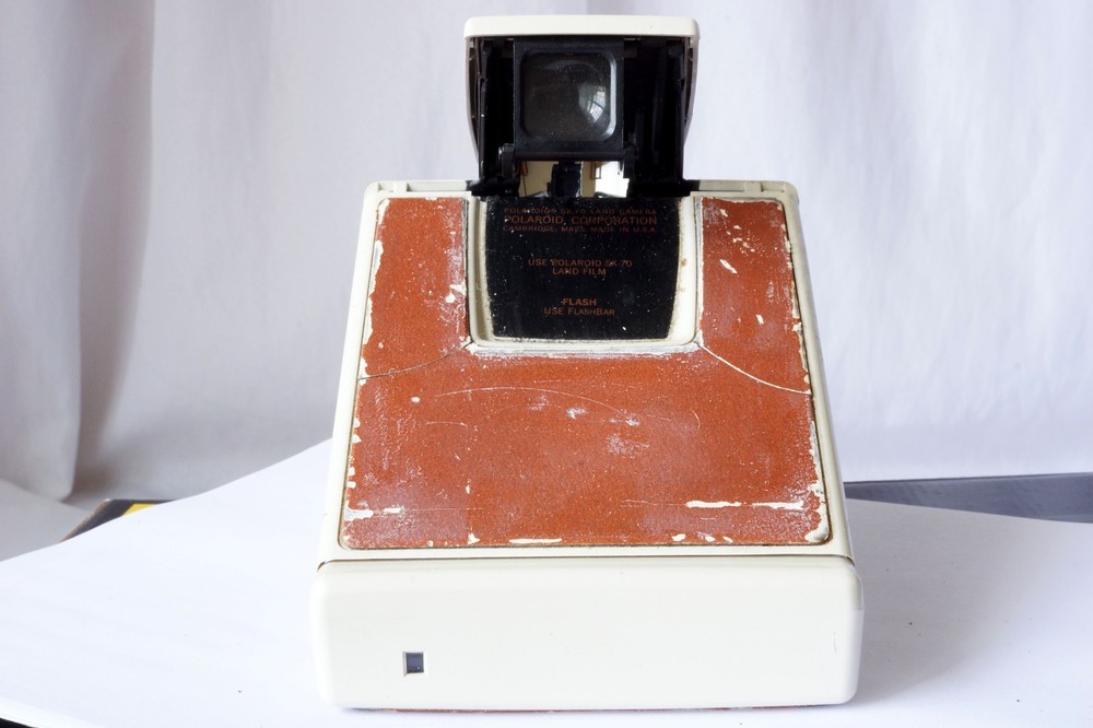 Polaroid SX-70 Land Camera White Instant Camera