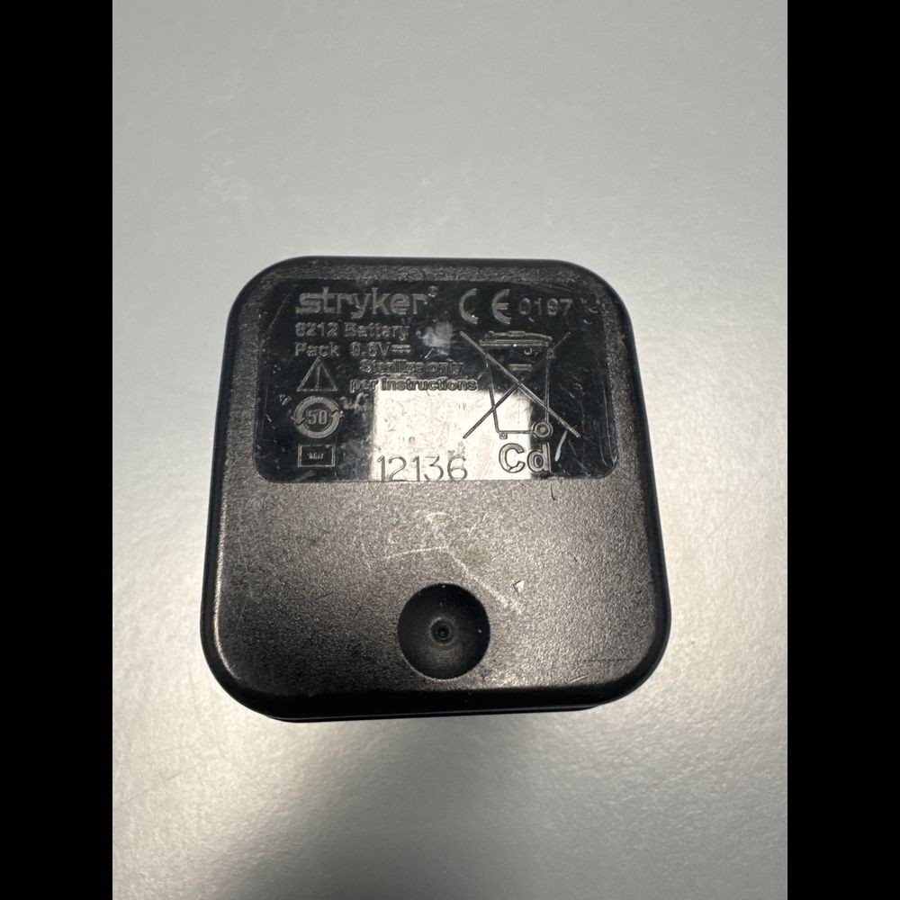 Stryker 6212 System 6 Yellow Tab Battery