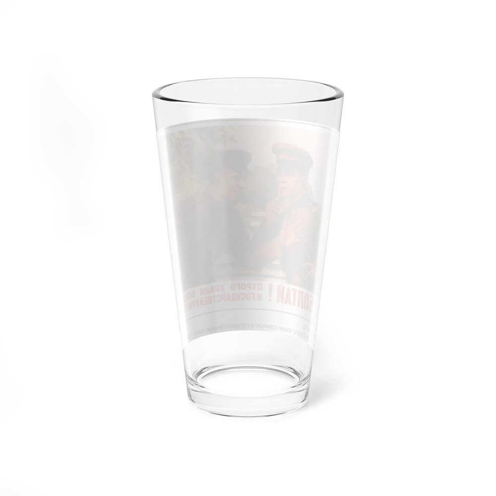 Soviet Era Poster 89 - Pint Glass 16oz