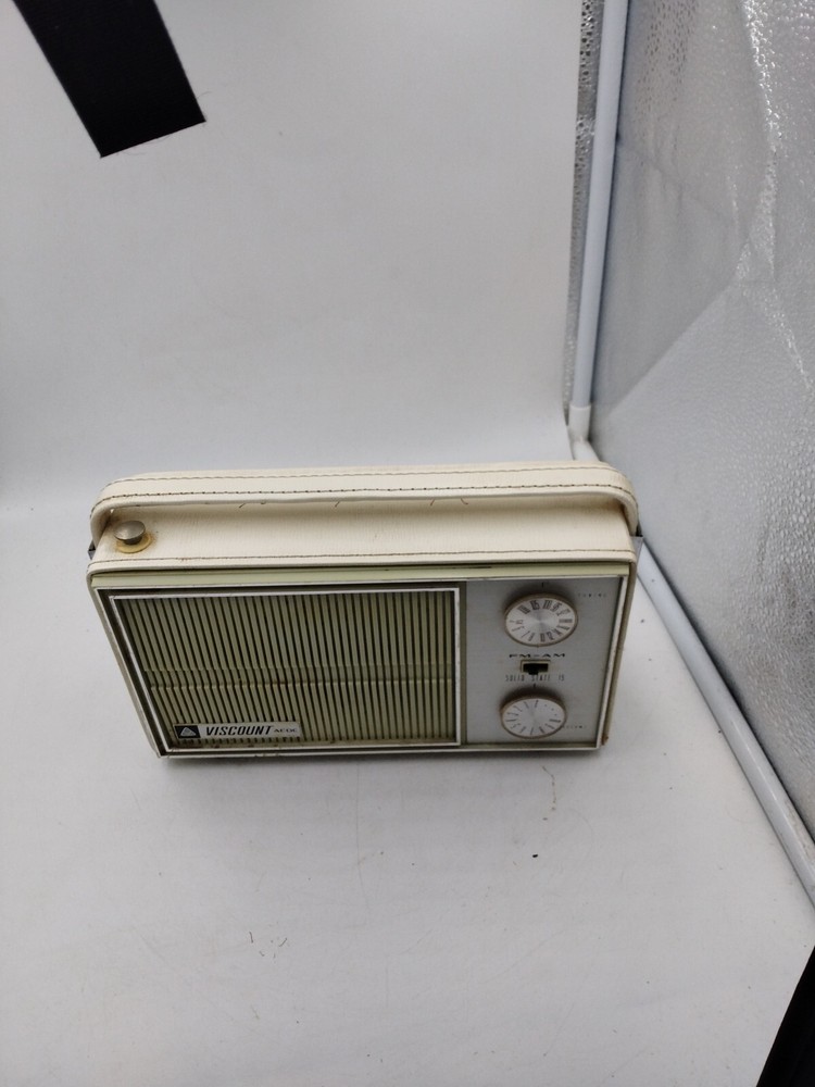 Viscount AC DC Solid State Transistor Radio Model 1528 Tested Working