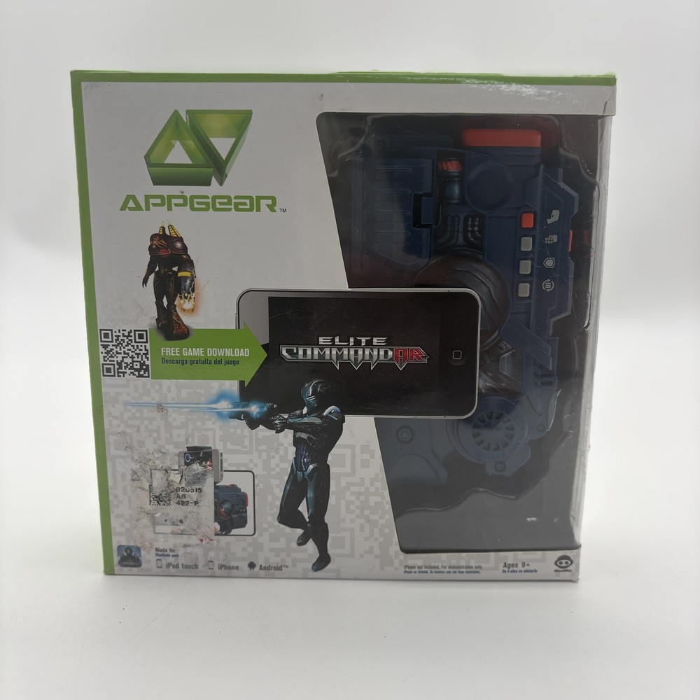 AppGear Elite CommandAR Mobile Game Pistol WowWee IPhone Android Sealed New