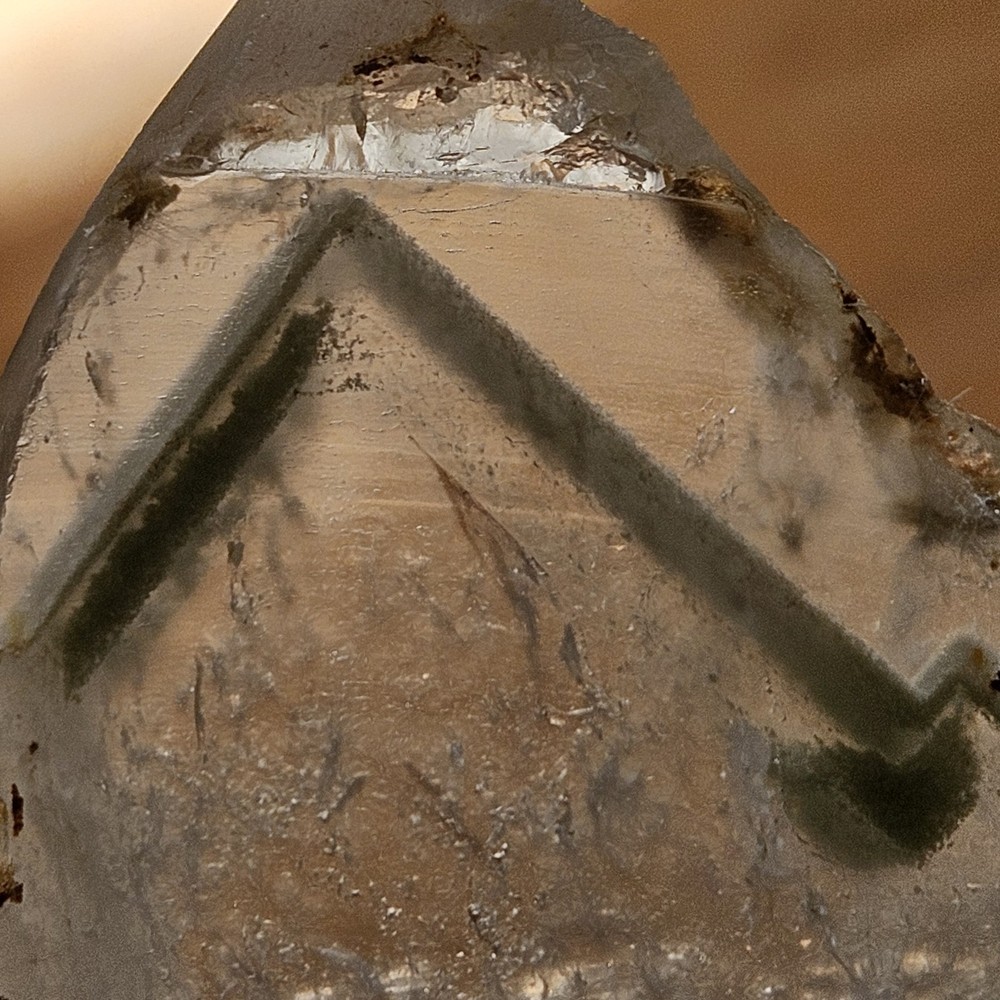 Quartz With Chlorite Lapidary Slab 42 Grams