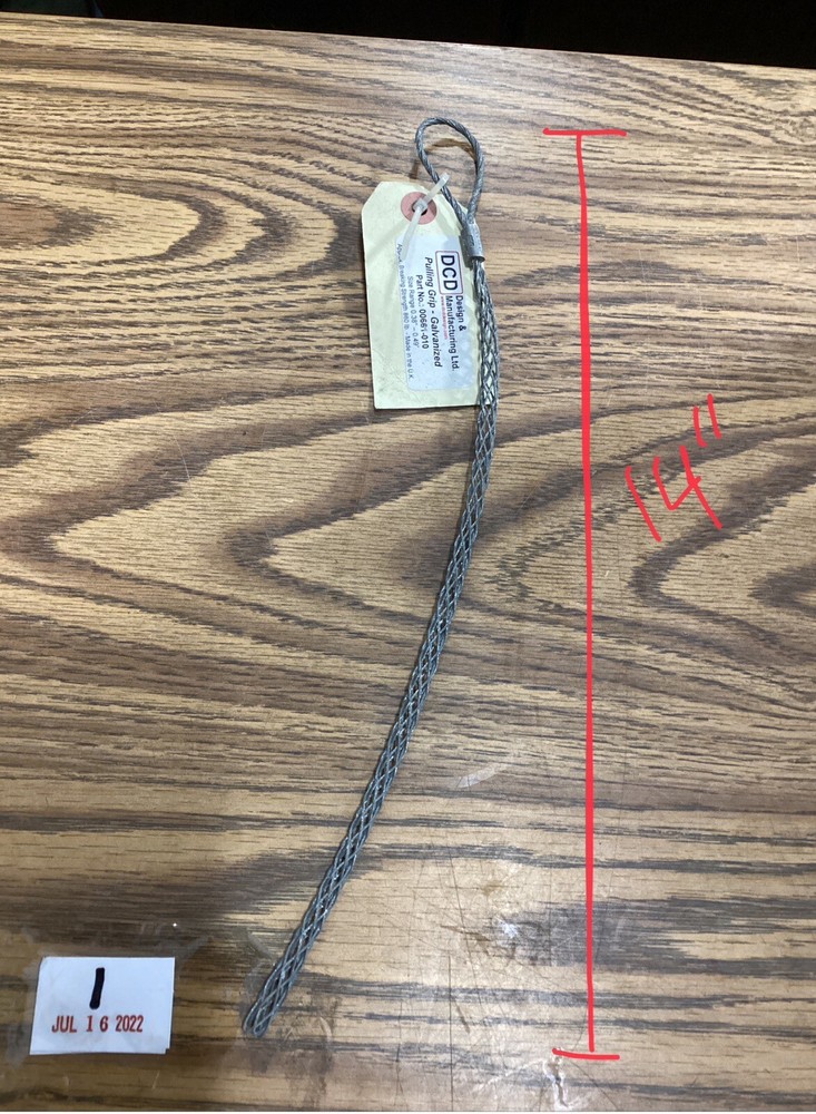 DCD Pulling Grip 00661-010 Size Range 0.38”-0.49” 14”