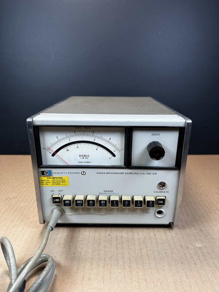 Hewlett-Packard HP 3406A Broadband Sampling Voltmeter Works Ships Fast!!!