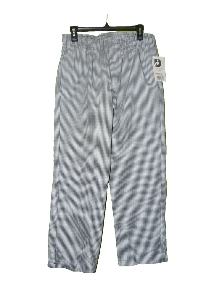 Landau Pull On Chef Kitchen Work Pants Medium Short New