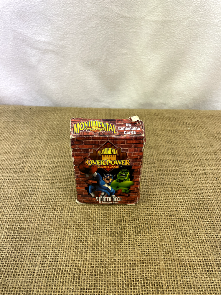 1997 MARVEL MONUMENTAL OVER POWER CARD GAME STARTER DECK CCG RPG