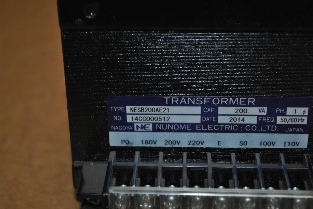 Nunome Electric Transformer Type NESB200AE21