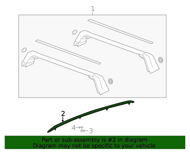 Genuine GM Side Rail 39146480