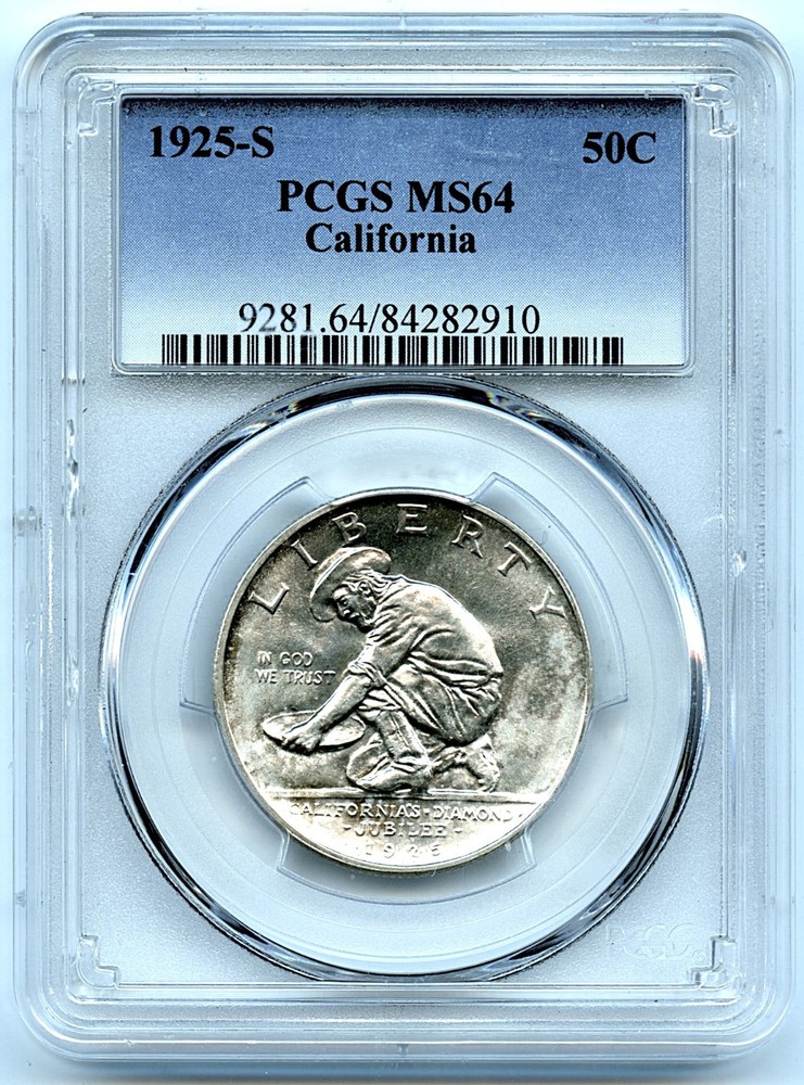 1925-S California Silver Commemorative, PCGS MS64