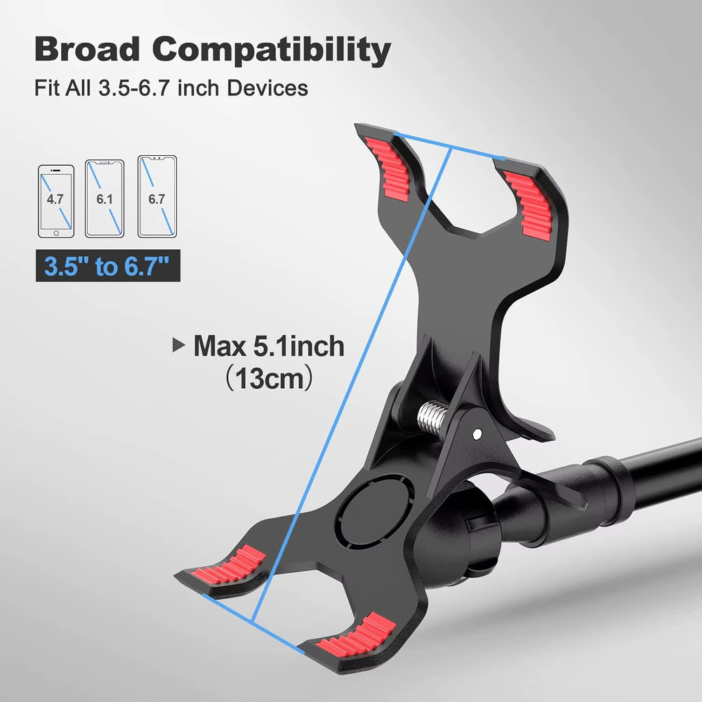 Flexible Lazy Bracket Mobile Phone Stand Holder 360 Bed Desk For iPhone Android