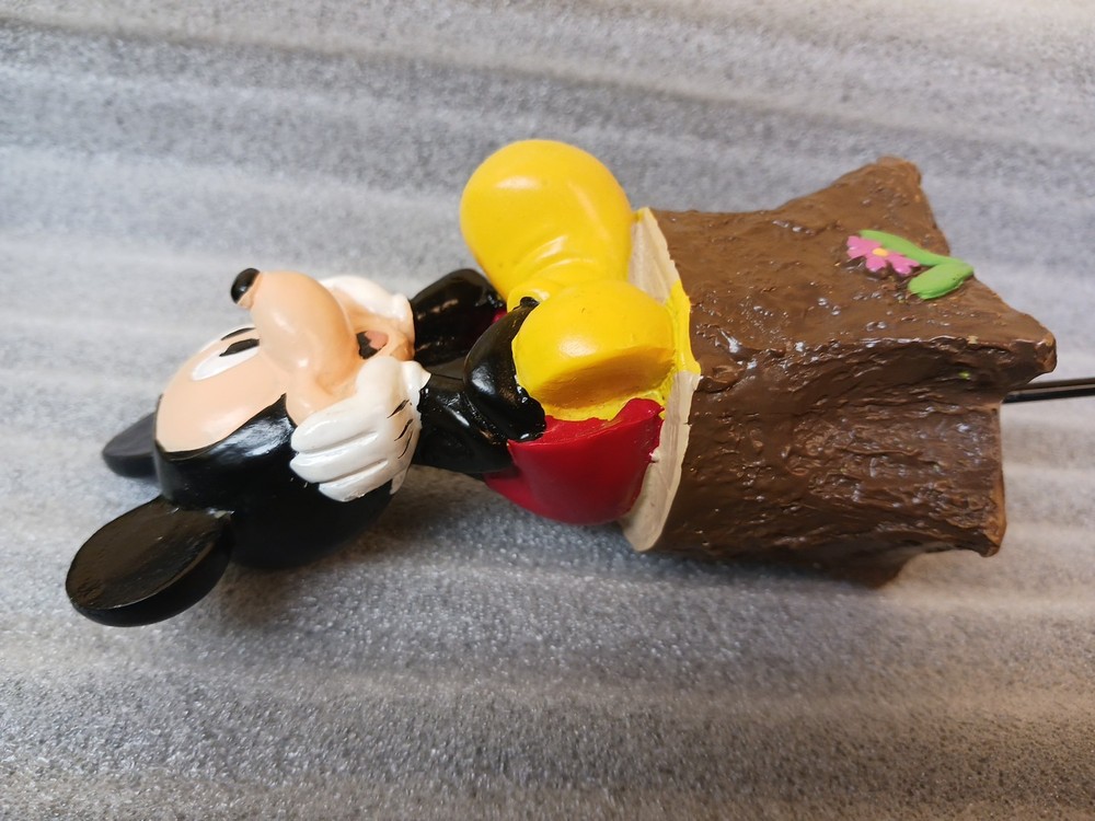 Mickey Mouse Cake Topper Disney Mickey on Tree Stump