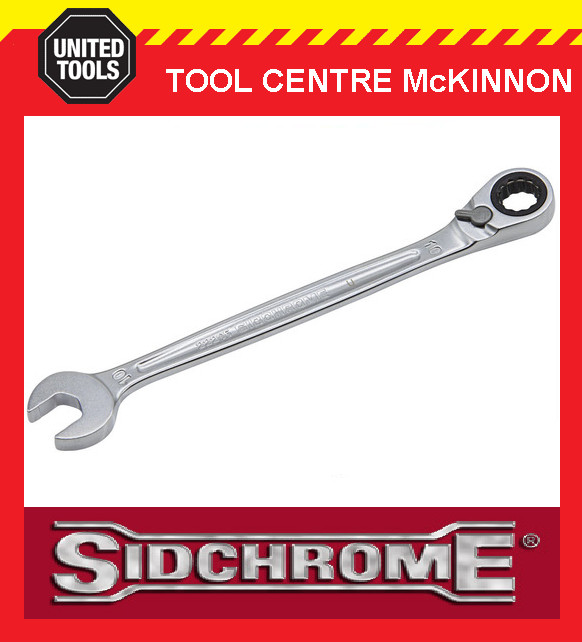 SIDCHROME SCMT22273 18mm PRO SERIES GEARED RING & OPEN END METRIC SPANNER
