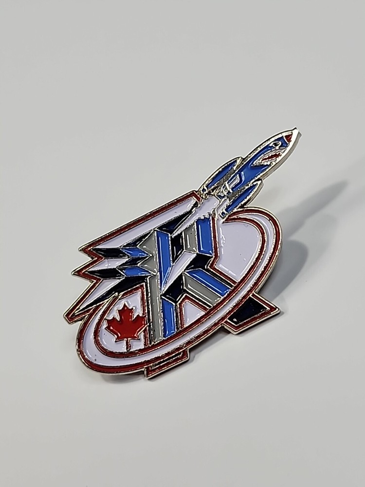 Rockets Lapel Pin Canada Maple Leaf