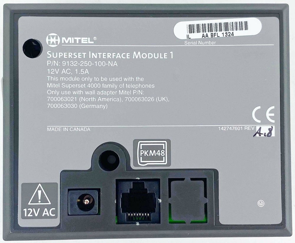 Mitel Superset Interface Module 1 (9132-250-100) - Refurbished