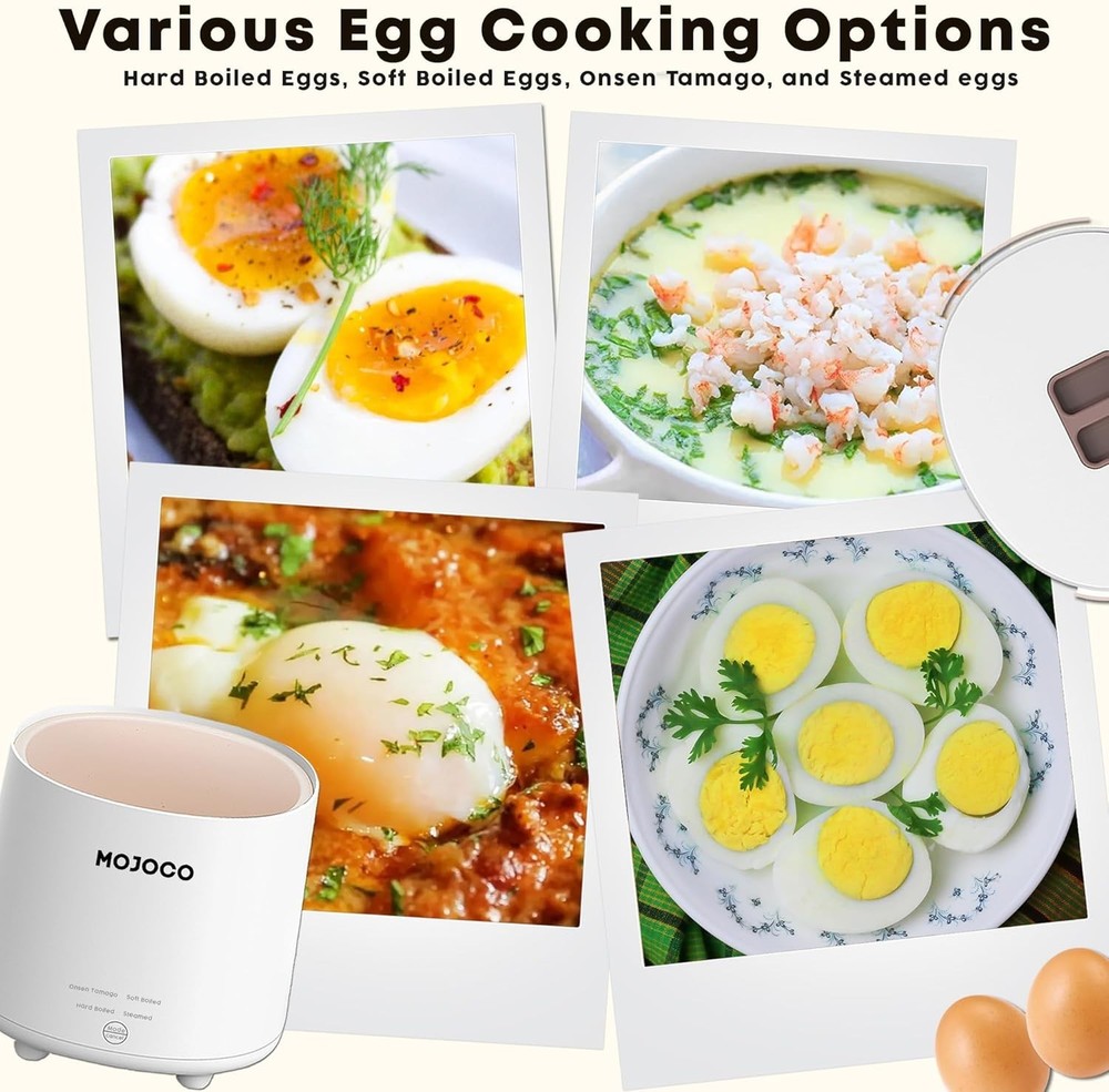 Compact Electric Egg Maker - All-in-One Egg Cooking Solution for Every Home