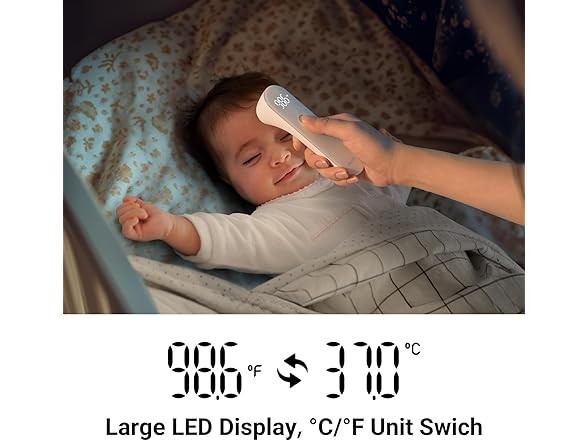 iHealth No-Touch Forehead Thermometer White