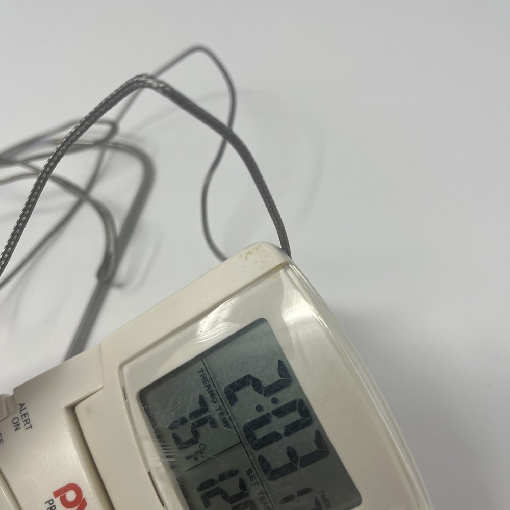 Pyrex Professional Programmable Digital Meat Timer Magnetic With Probe