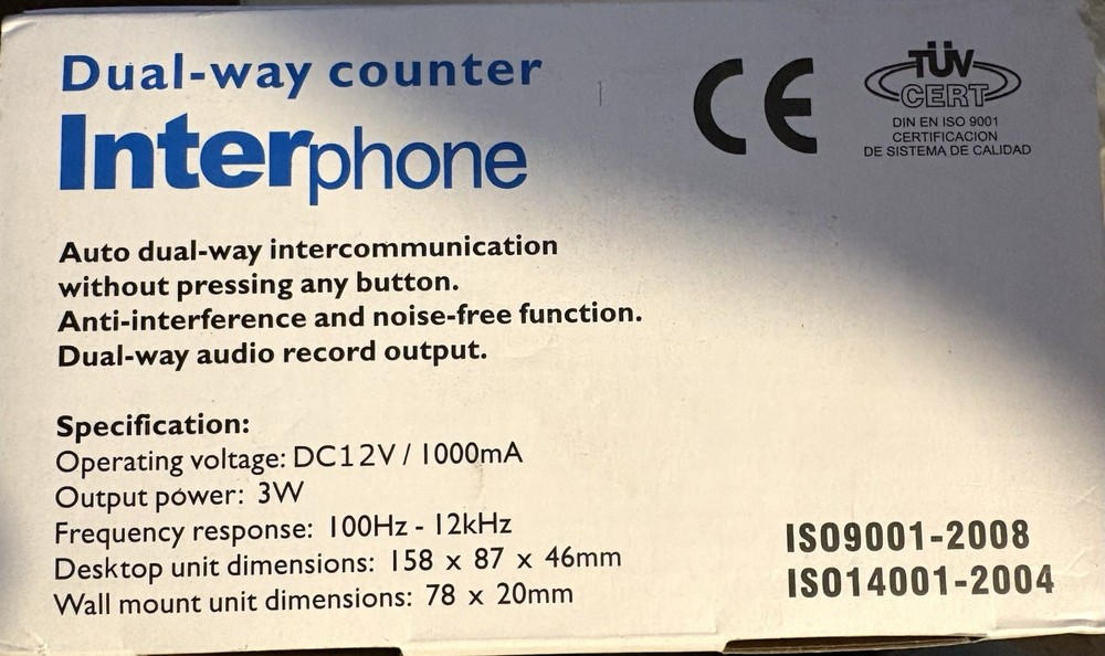 interphone intercom