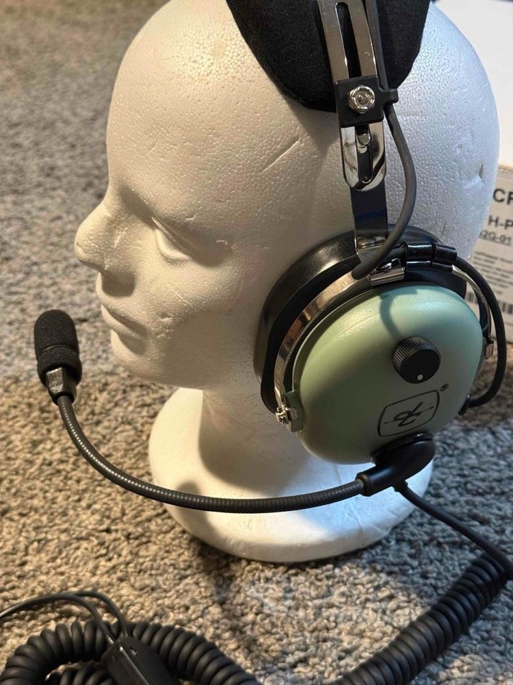 David Clark Model H-PC 40624G-01 Computer Headset w/ Microphone Tested Free Ship