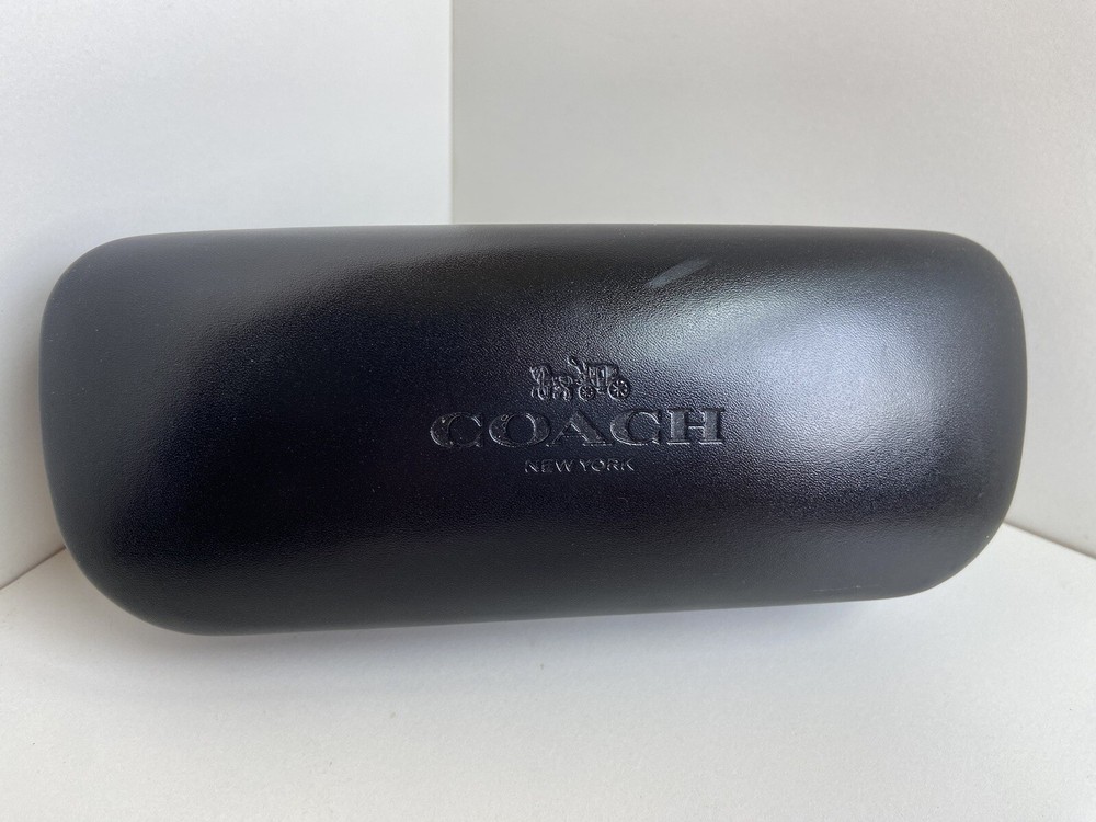 New COACH Black Eyeglasses Case .