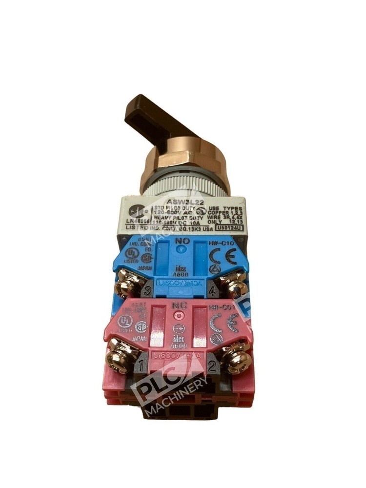 Idec ASW3L22 22mm Selector Switch