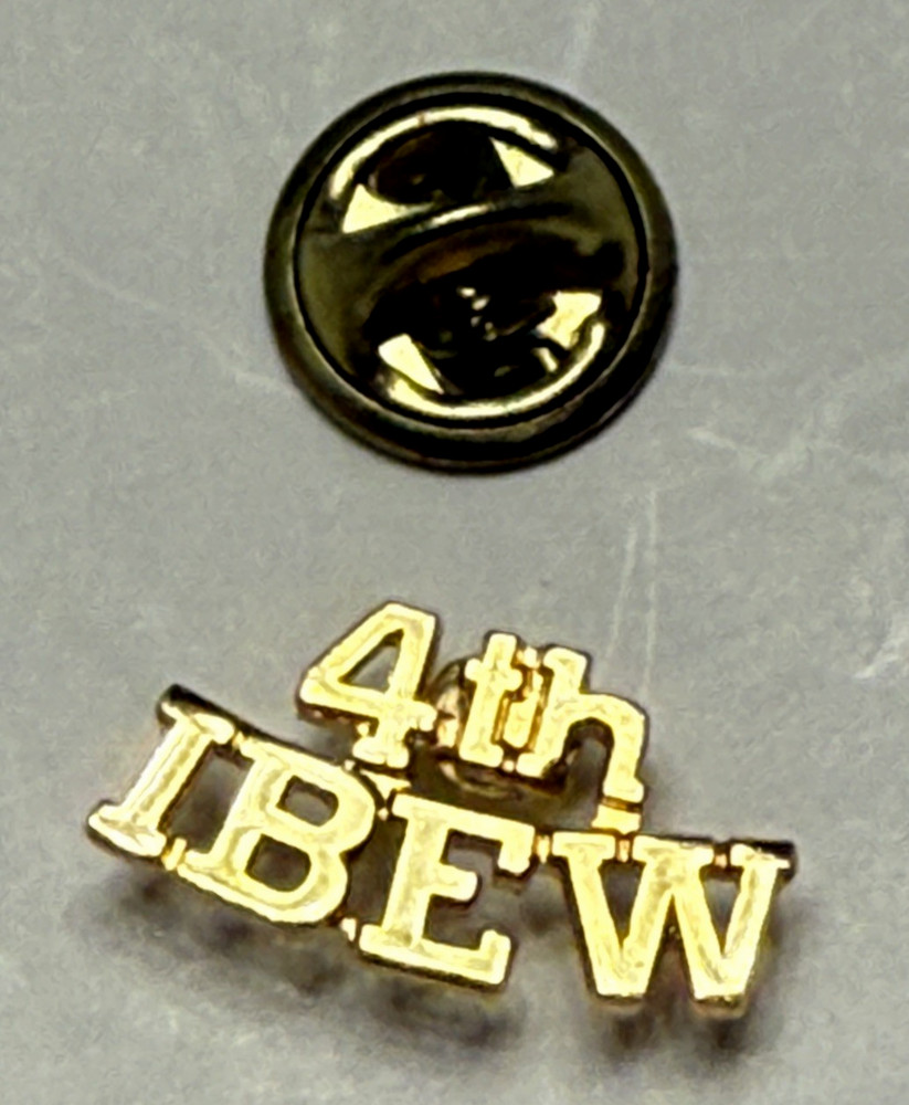 IBEW 4th DISTRICT  LAPEL PIN