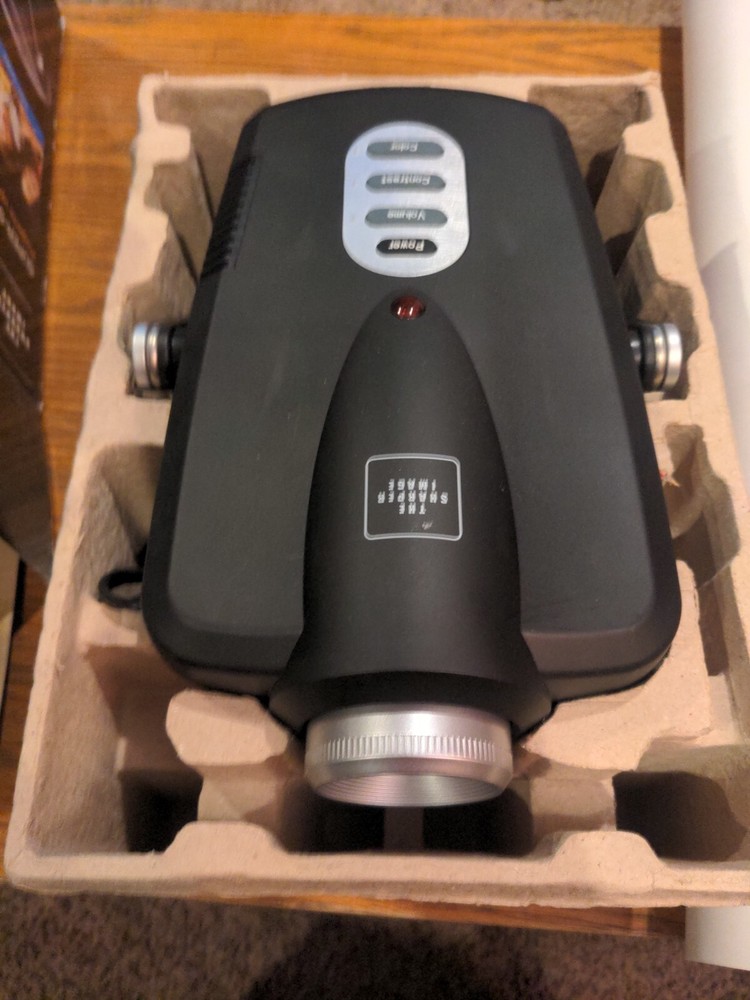 Sharper Image Projector Digital LCD EC-PJ10 Black Tested Works