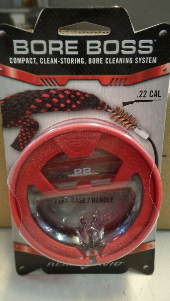 NEW! Real Avid Bore Boss .22Cal Clean Storing Pull Through Bore Cleaner AVBB22
