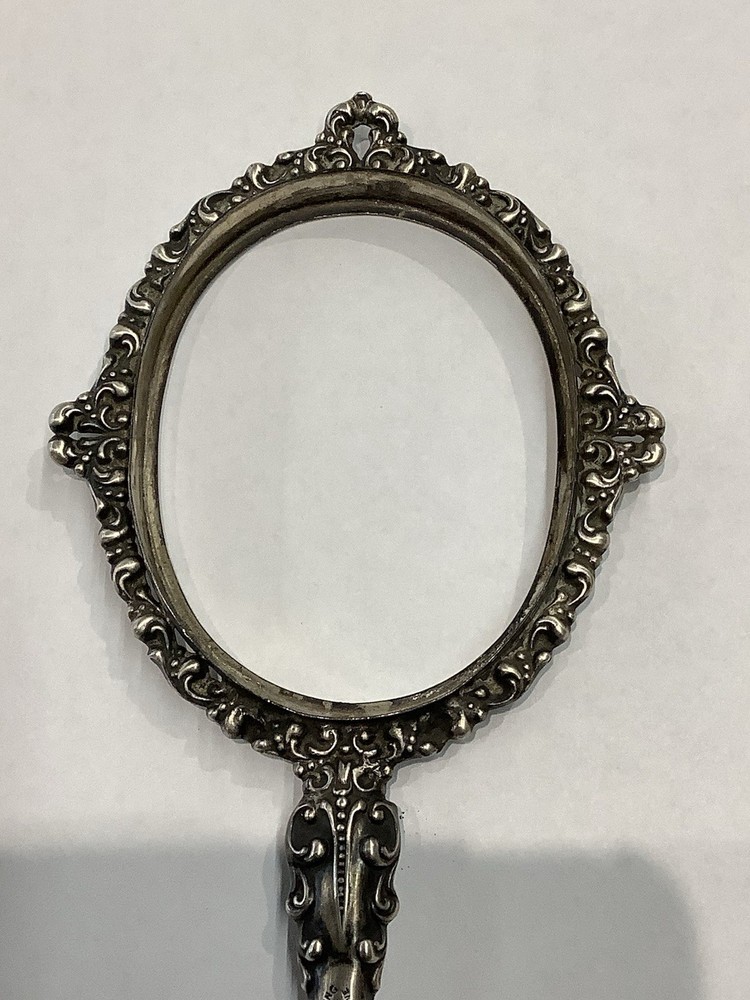 Sterling Silver Handheld Mirror (missing Mirror)