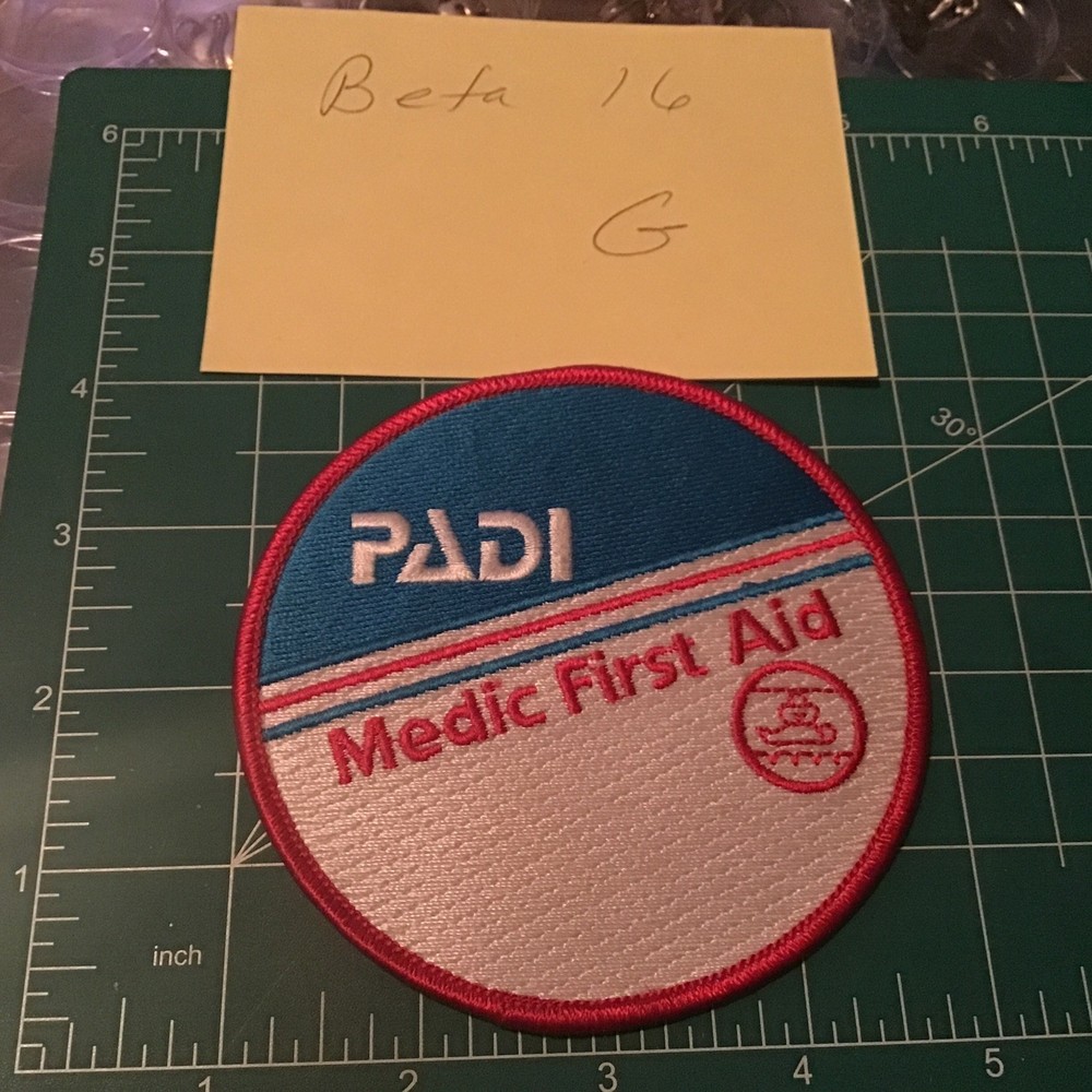 PADI MEDIC FIRST AID PATCH