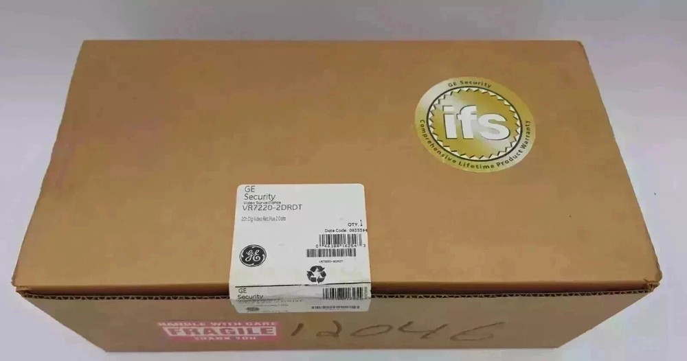 GE Security Interlogix VR7220-2DRDT 2 Ch Dig Video Rec Plus 2 Channel Data ifs