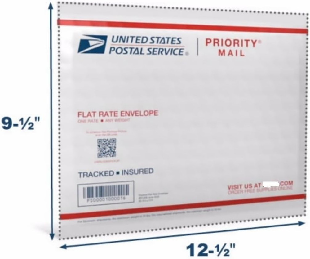 Priority Mail Forever Prepaid Flat Rate Padded Envelope (Pack of 2)