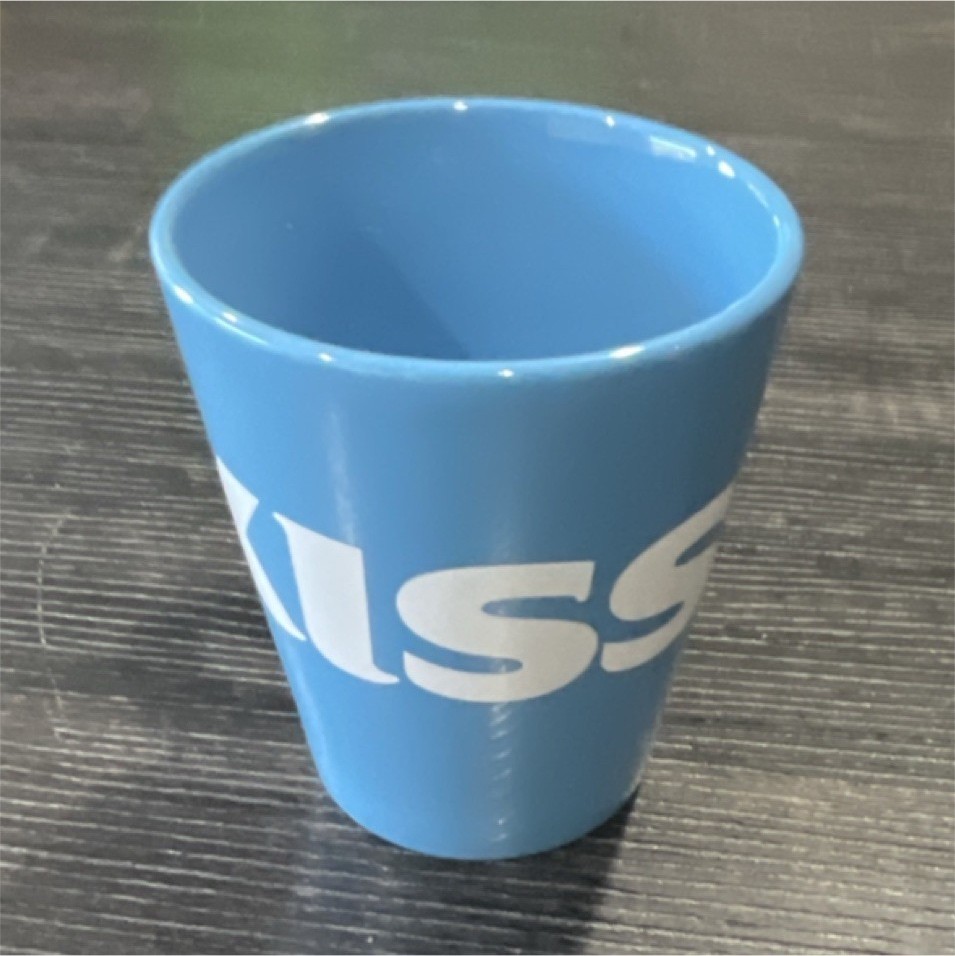 Hershey's Kisses Blue White Mug Candy & Nuts Theme