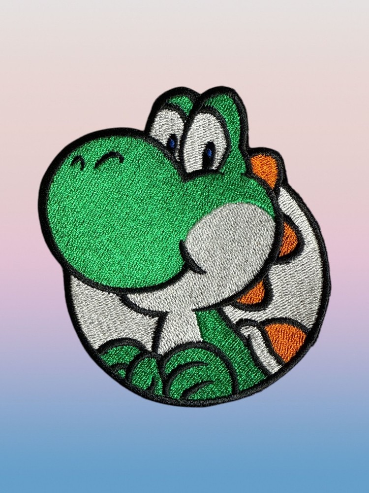 Yoshi Embroidery Patch multi sizes 3" - 6"