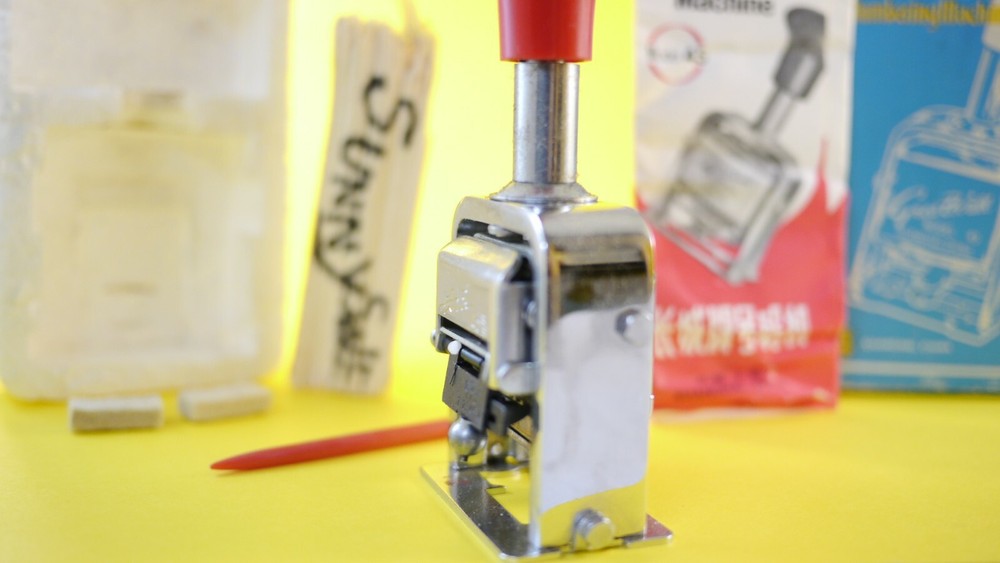 Vintage Self Inking Automatic NUMBERING MACHINE STAMP Auto MODEL 45 GREAT WALL