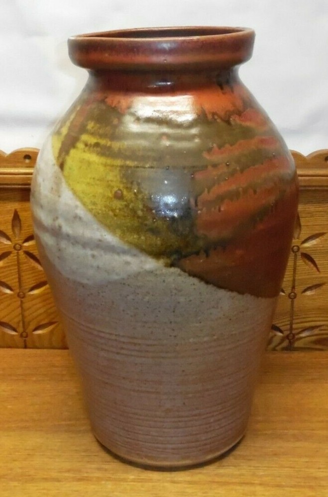 Roy Lee Studio Art Pottery Vase - 14 1/4"