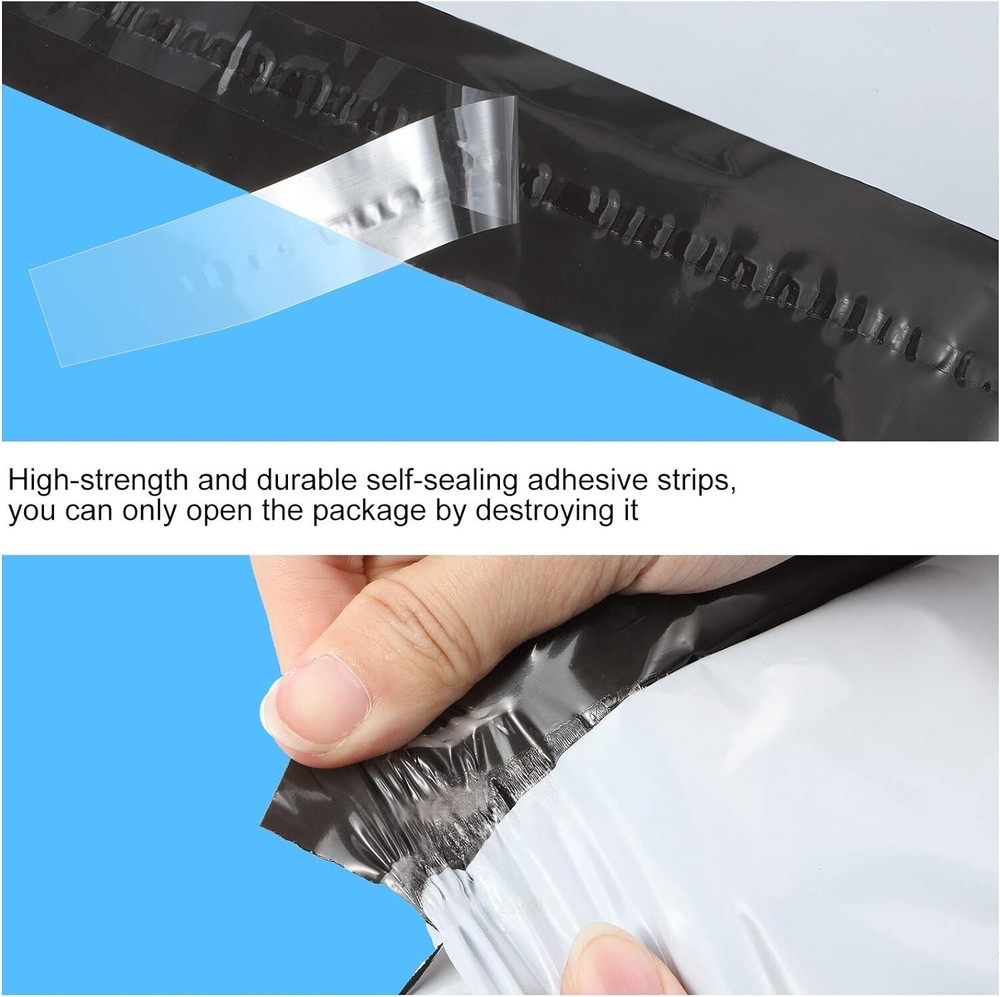 Poly Mailer Envelope,Self-Adhesive Tear-Proof Mailing Envelopes 2.5 Mil Thicknes