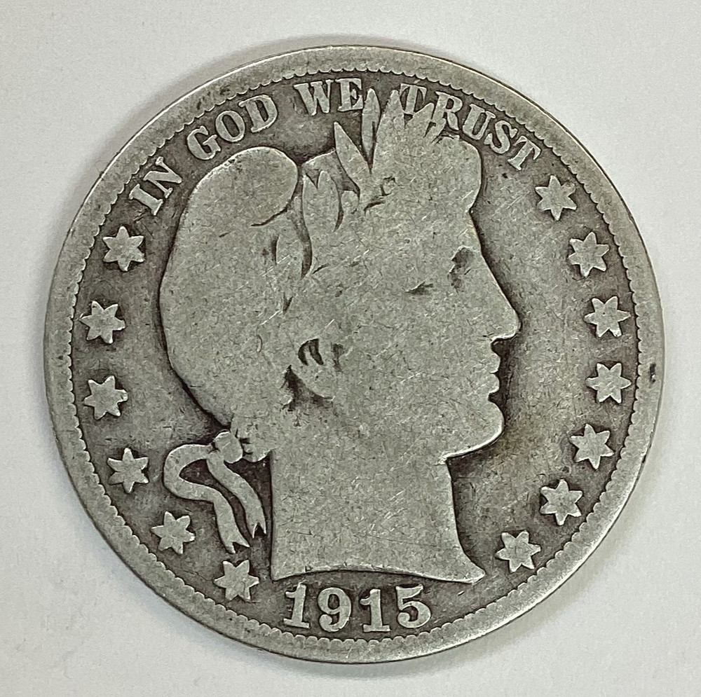 1915-S Barber Half Dollar