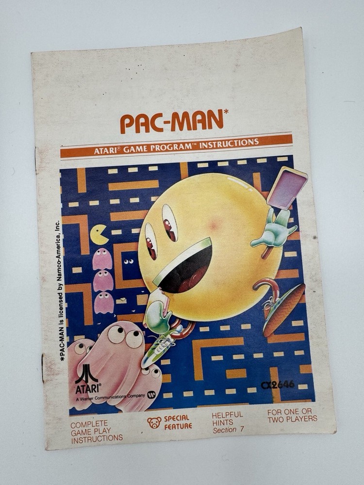 VTG Atari Instruction Booklets ONLY: Defender Star Raisers Pac-Man Atari Force