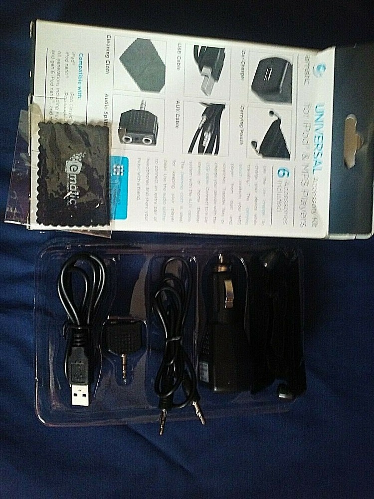 Universal Ematic 6 pc Accessory Kit for iPod & MP3 Players