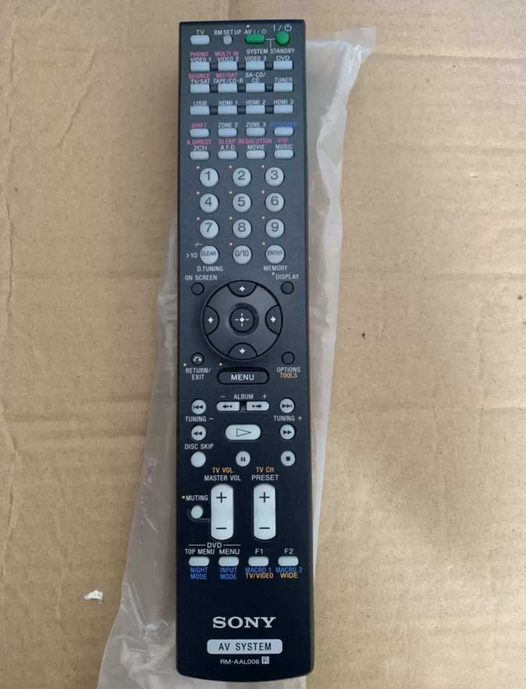 1PC Original Sony RM-AAL006 AV Receiver Remote Control
