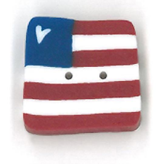 Square Flag Buttons by Just Another Button Company