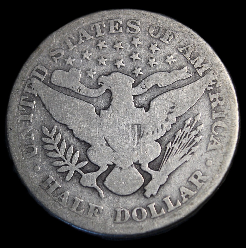 1913 barber half dollar - VERY GOOD - JAM156