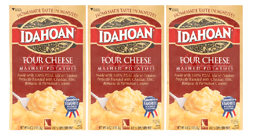 Idahoan Four Cheese Mashed Potatoes 3 Pack