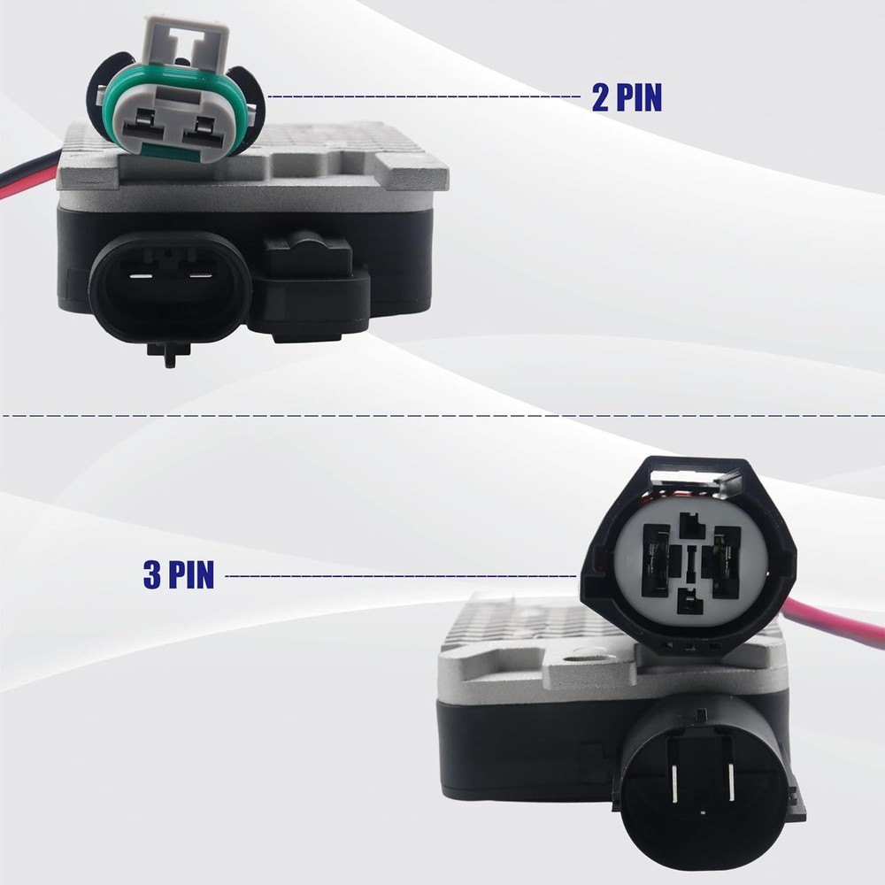 Cooling Fan Control Relay Module Connector Plug Wire Harness Connector