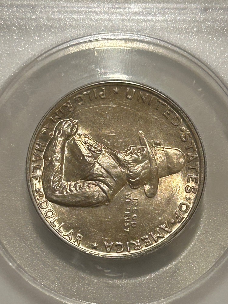 1920 Pilgrim Silver Half Dollar ANACS MS62