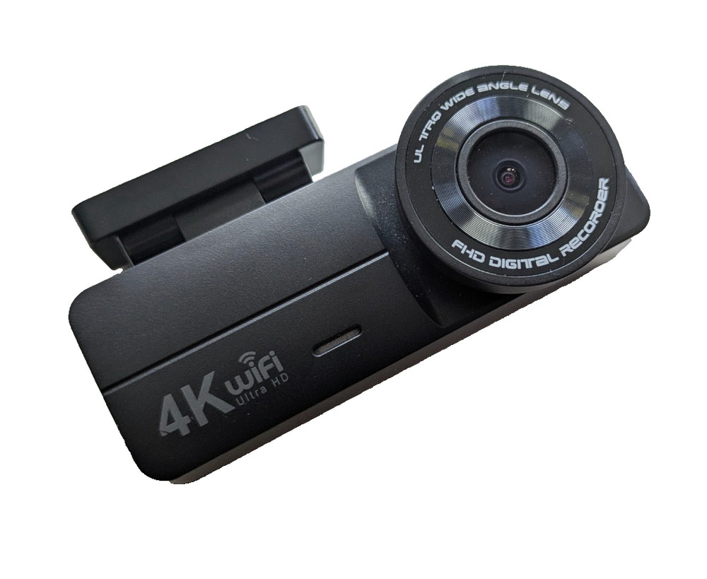 4K Dashcam with WiFi Display App Control 2160P Night Vision Car Camera  Loop
